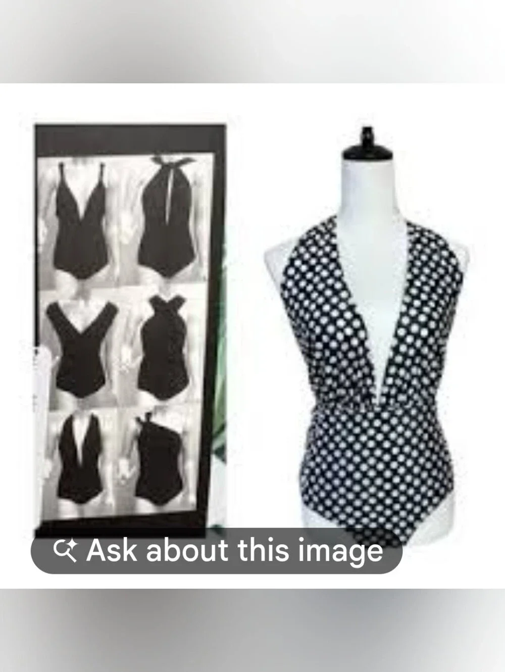 Nicole Miller 6 Way Convertible One Piece